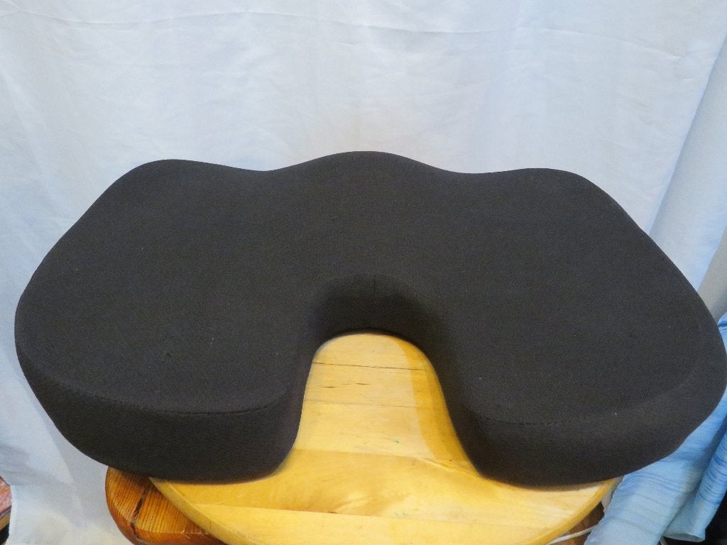 zwart Anko orthopedisch traagschuim memory foam zitkussen, Ophalen of Verzenden, Gebruikt