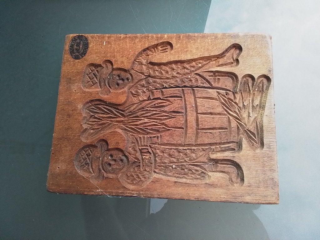 10 tallen Antieke Houten Koekplanken / Speculaasplanken, Antiek en Kunst, Ophalen