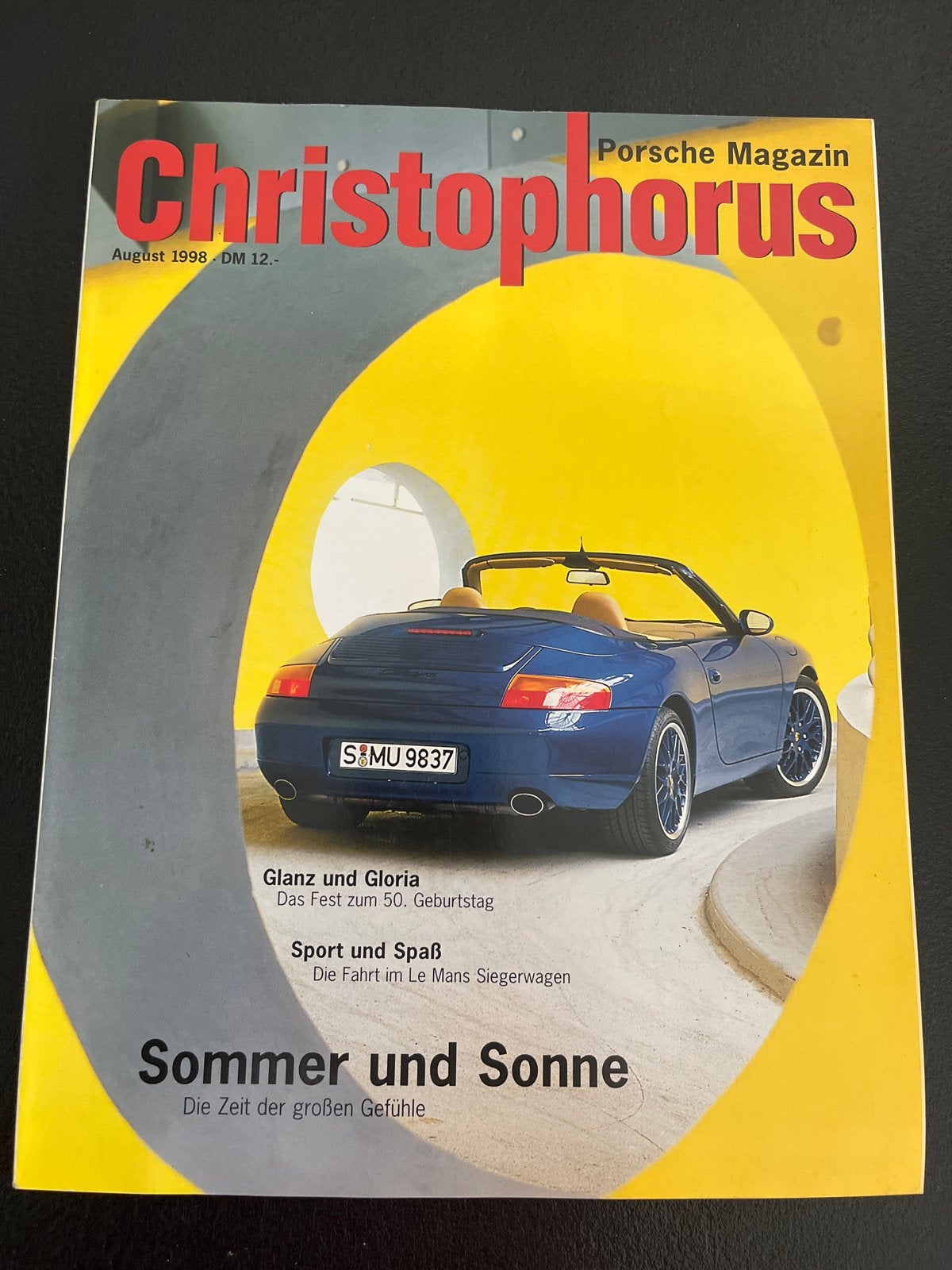 Christophorus Porsche Magazin Augustus 1998, Ophalen of Verzenden, Gelezen