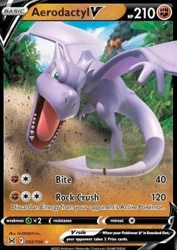 Aerodactyl V 092/196 – Lost Origin – NM, Ophalen of Verzenden, Nieuw, Losse kaart