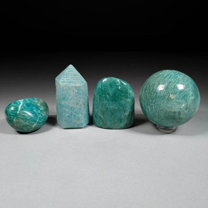Amazone-steenmineralen (vrije vorm-blok-prisma-bol), Verzenden, Mineraal