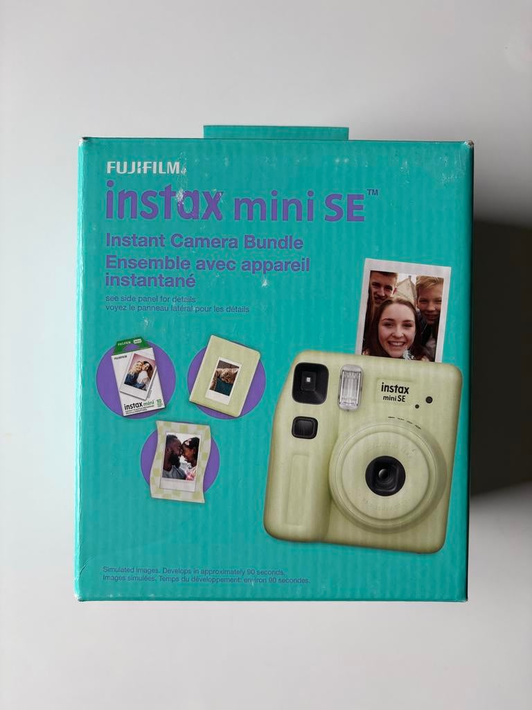 Instax Mini SE - Instant Camera Bundle - Fujifilm, Compact, Nieuw, Ophalen of Verzenden, Fuji