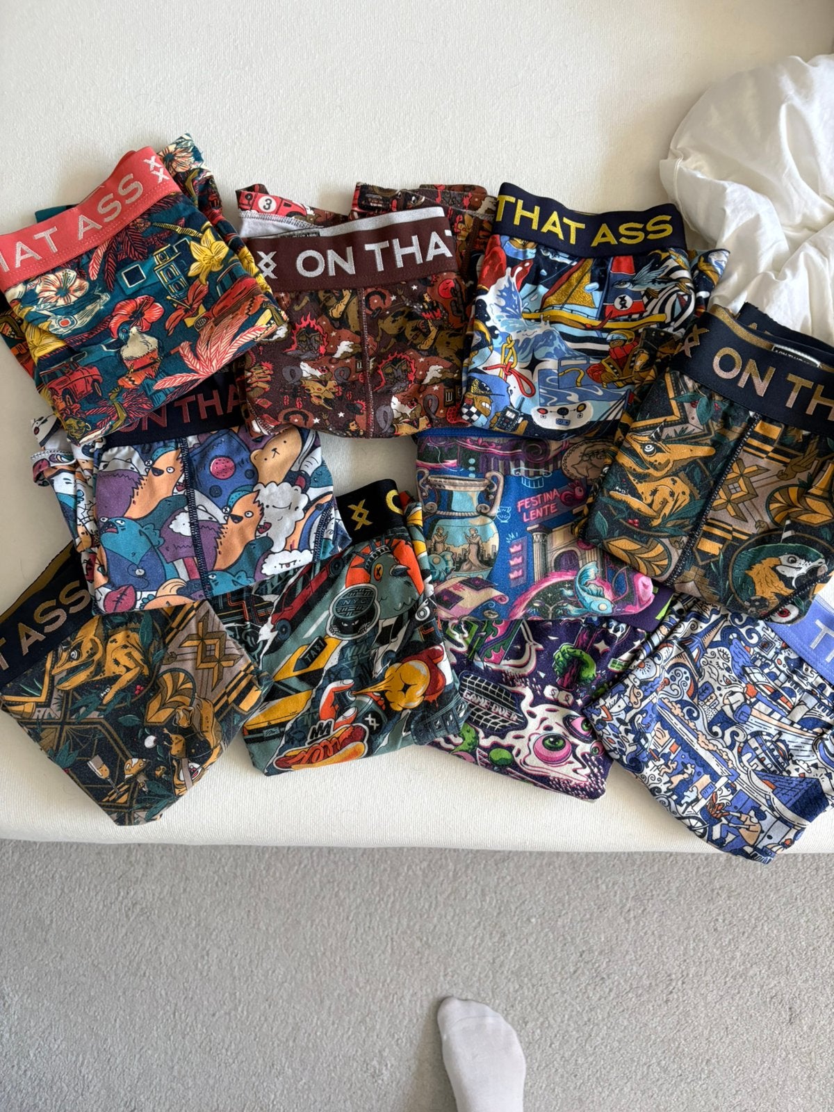 12x boxershorts On That Ass 3XL, Kleding | Heren, Ondergoed, Ophalen of Verzenden, Overige kleuren, Boxer