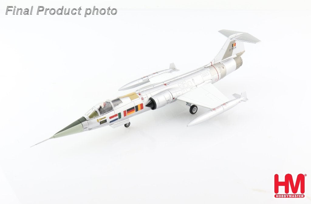 F-104G Starfighter Belgian Air Force 1963 HobbyMaster HA1070, Verzamelen, Luchtvaart en Vliegtuigspotten, Verzenden, Nieuw, Military-Models VJ Mendelssohnstraße 29 info@military-models-vj.de