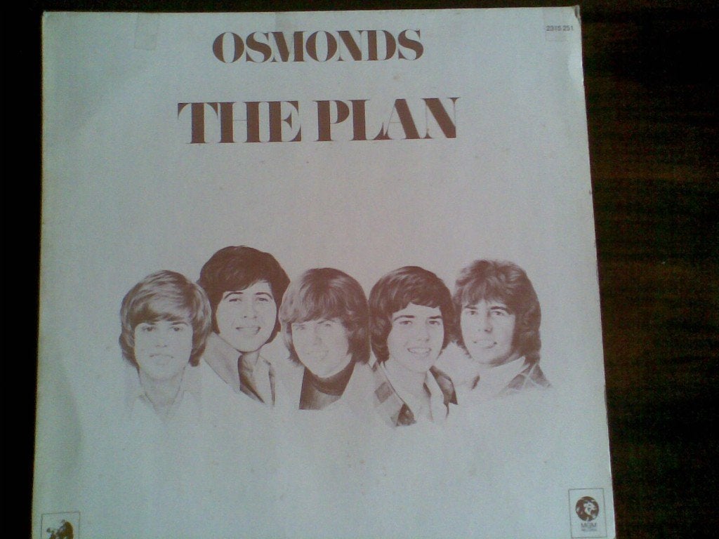 LP - The Osmonds - The Plan, Cd's en Dvd's, Vinyl | Pop, Ophalen of Verzenden, Zo goed als nieuw, Pop, LP
