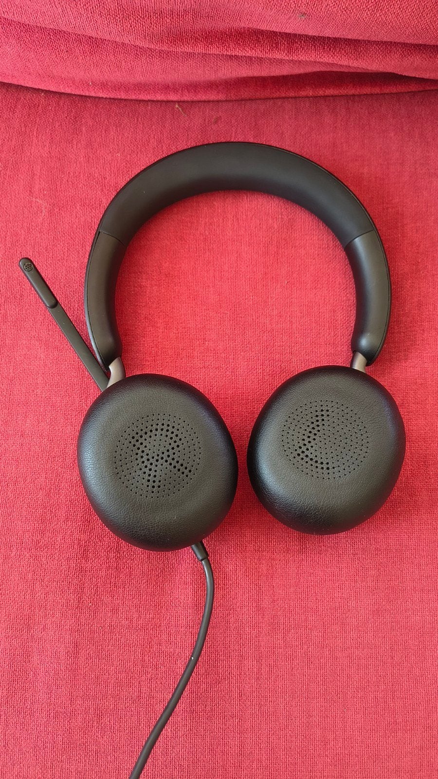 Jabra Evolve2 40 SE Teams Headset (Zo goed als nieuw), Audio, Tv en Foto, Koptelefoons, Ophalen of Verzenden, Refurbished, Op oor (supra aural)
