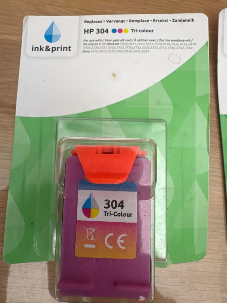 HP 304 Inktcartridges (Zwart & Kleur) - Bieden/Ruilen, Computers en Software, Printerbenodigdheden, Ophalen, Nieuw, Cartridge