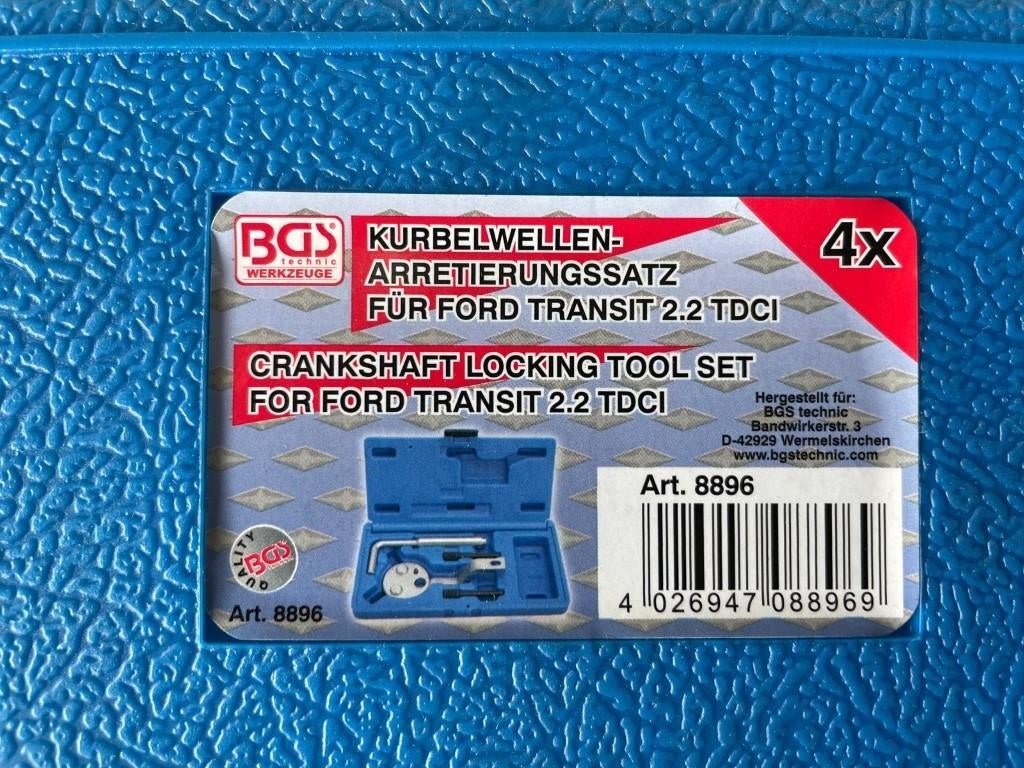 BGS Krukas vergrendel gereedschap voor Ford Transit 2.2 TDCI, BGS technic, Nieuw, Ophalen of Verzenden, /