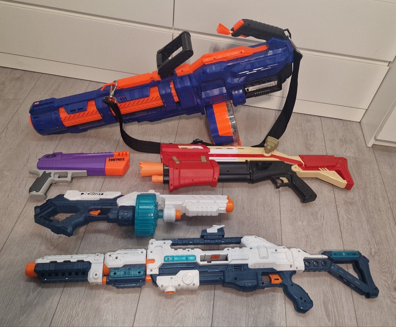 Grote collectie Nerf en X-Shot blasters, Ophalen, Gebruikt, Jongen of Meisje