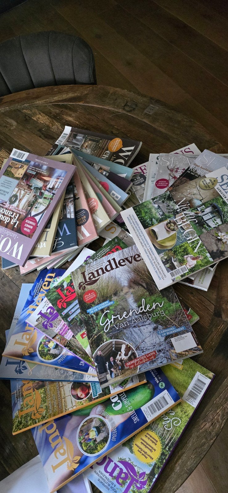 mooie tijdschriften., Ophalen, Gelezen