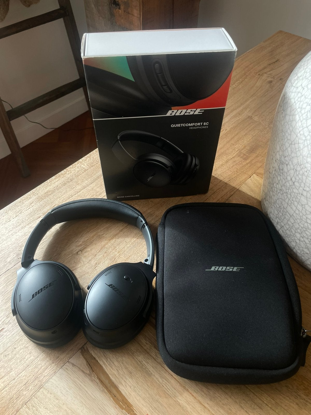 Bose QuietComfort SC – Zwart – Zo goed als nieuw, Ophalen of Verzenden, Zo goed als nieuw, Transparantiemodus, Bose