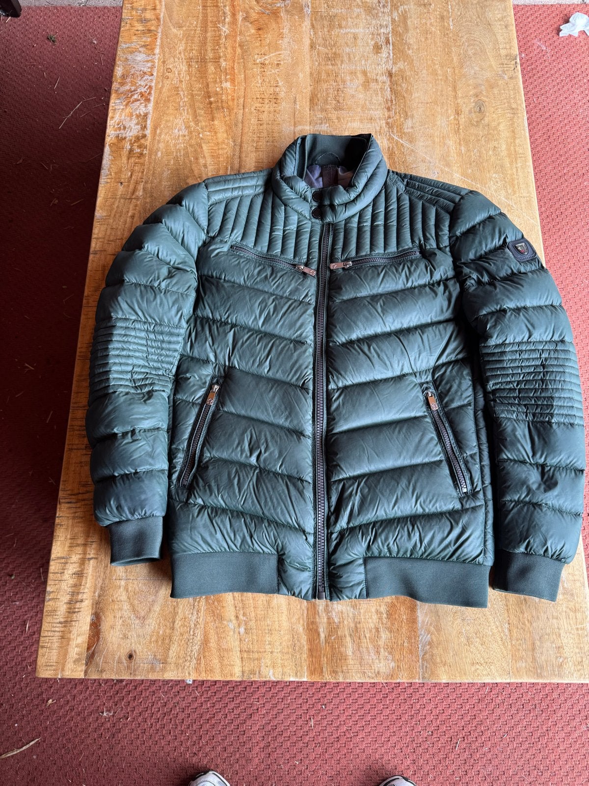Fortezza Heren Winterjas dons - Groen - Maat 48 (M), Kleding | Heren, Ophalen of Verzenden, Zo goed als nieuw, Maat 48/50 (M)