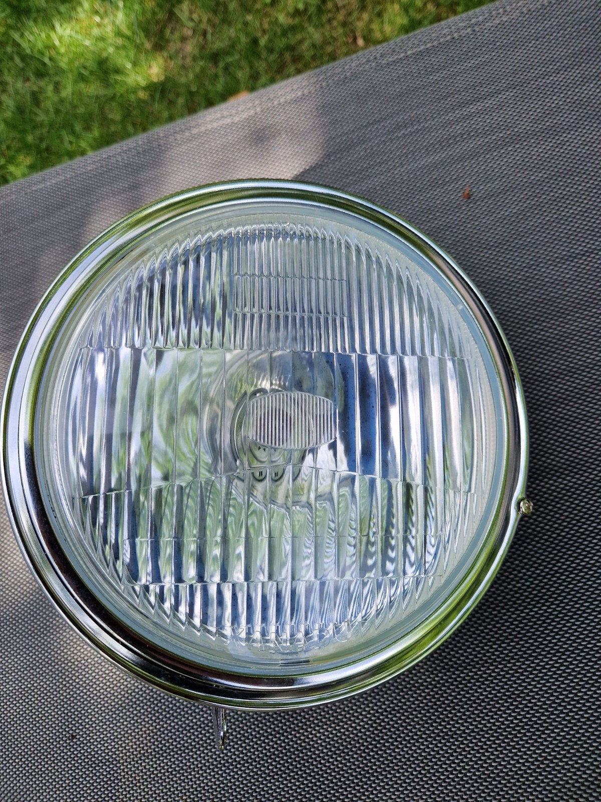 Koplamp 20 cm chroom, geschikt voor o.a. Yamaha XS 650, Ophalen of Verzenden