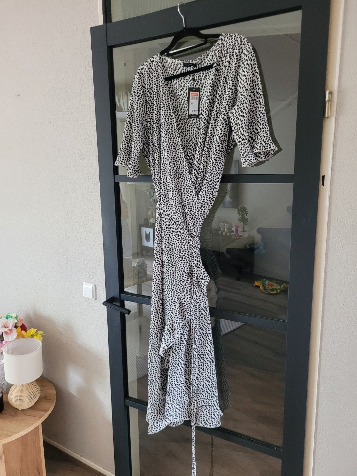 Nieuwe wikkeljurk/jurk/ maat xxl, Zwart, Maat 46/48 (XL) of groter, Nieuw, Ophalen of Verzenden