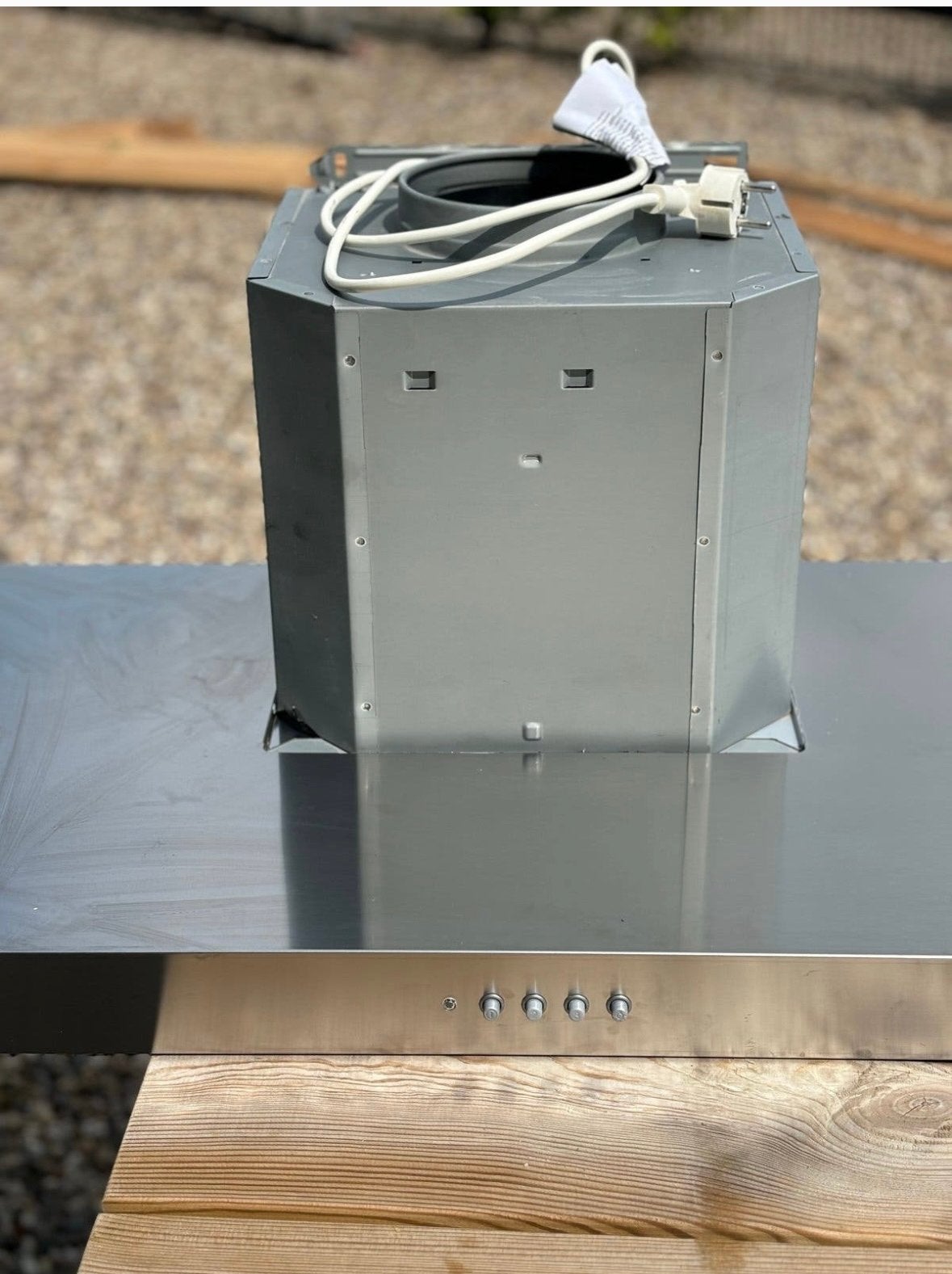 Afzuigkap 90 cm M System, Ophalen, Gebruikt, Onderbouw afzuigkap, Vrijstaand