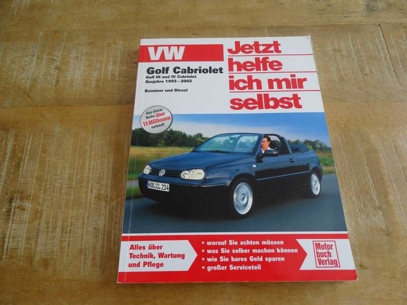 VW Golf Cabriolet 1993-2002 - Werkplaatshandboek - Vraagbaak, Boeken, Verzenden, Zo goed als nieuw, Volkswagen