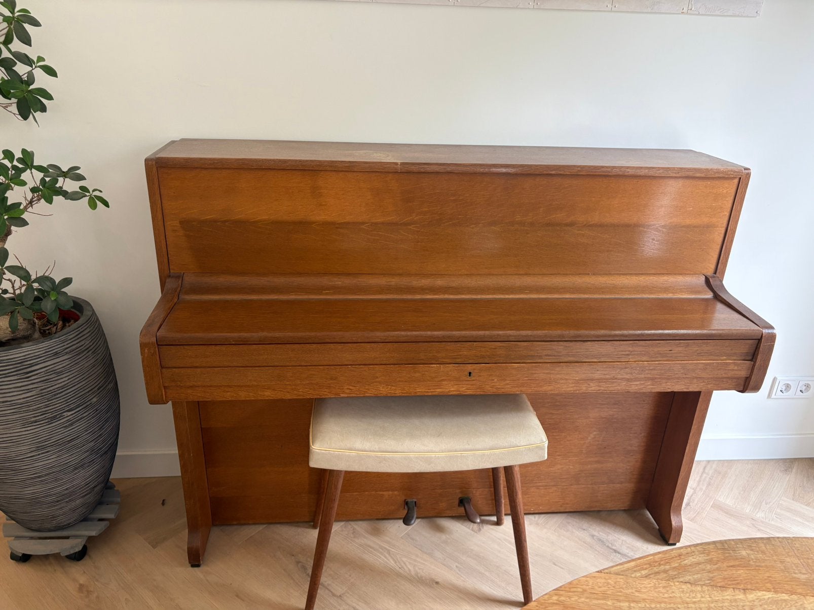 Rippen piano, Ophalen, Gebruikt, Bruin, Piano