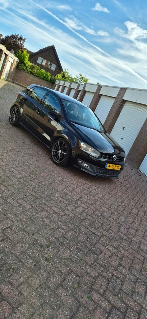Volkswagen Polo 1.2 TSI 77KW 2010 Zwart, Voorwielaandrijving, Stof, Zwart, Zwart