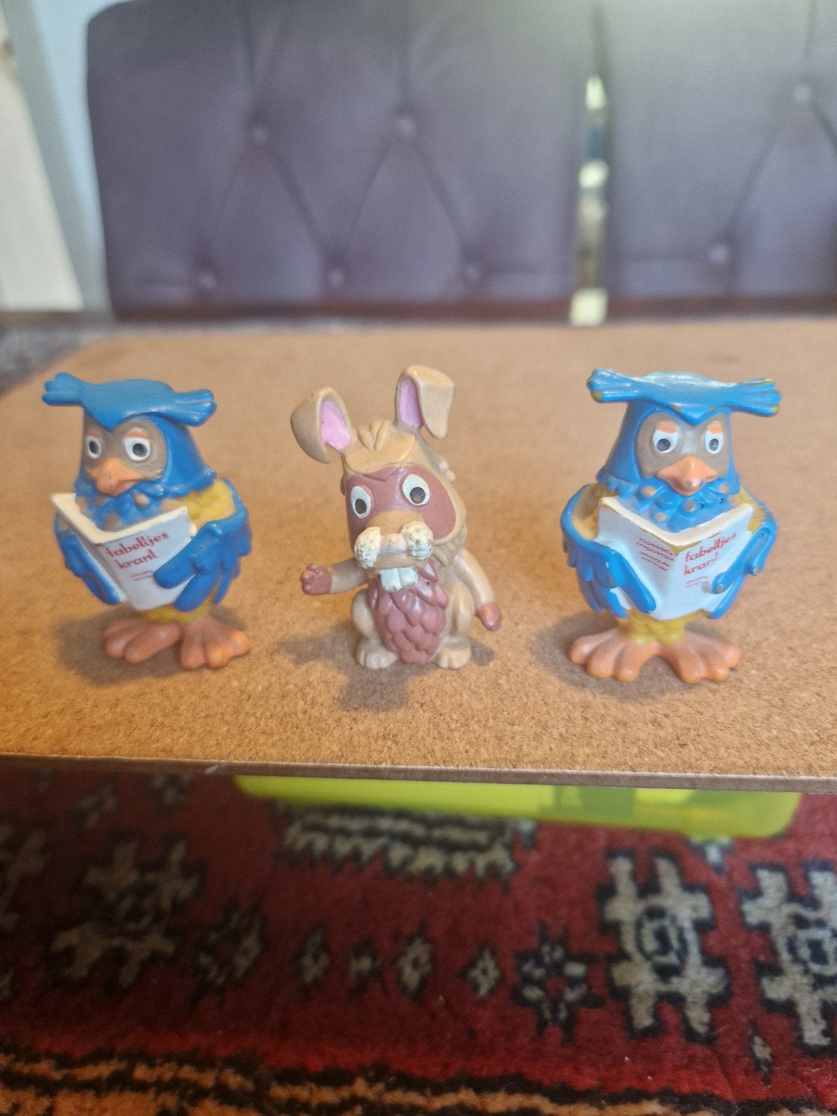 3 Leuke Fabeltjeskrant figuurtjes uit 1968 West Germany, Ophalen of Verzenden, Zo goed als nieuw