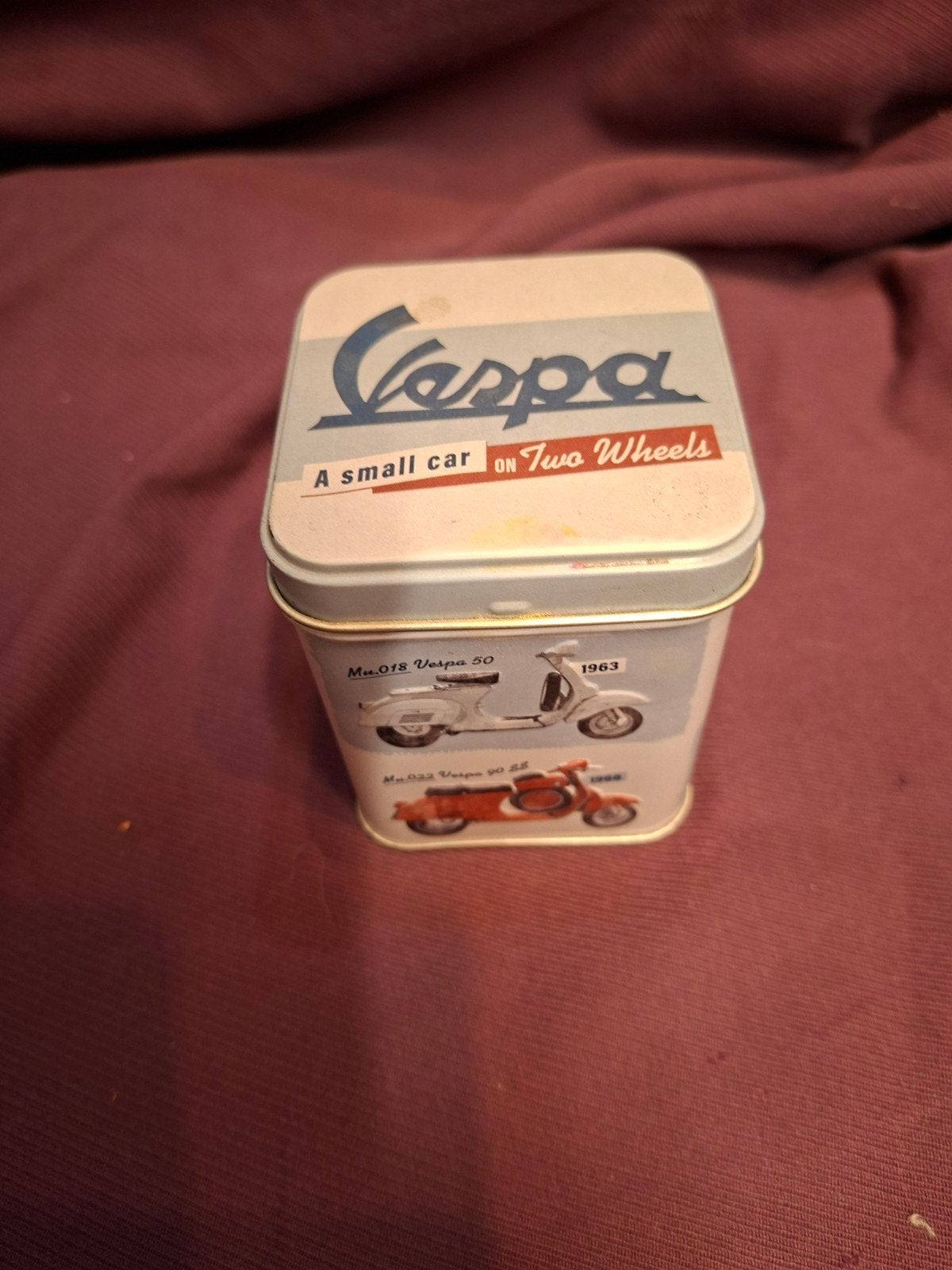 Blikje Vespa - Nostalgic Art Merchandising, Ophalen of Verzenden, Gebruikt, Overige, Overige merken