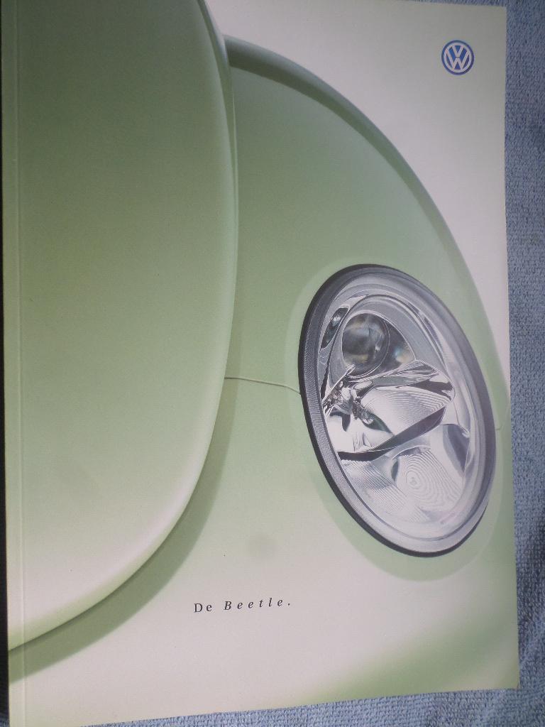 Volkswagen VW Beetle 1999 Brochure, Boeken, Auto's | Folders en Tijdschriften, Ophalen of Verzenden, Zo goed als nieuw, Volkswagen