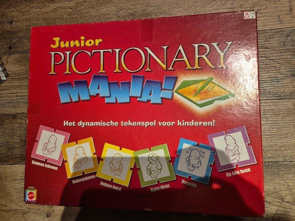Pictionary Junior Mania, Ophalen of Verzenden, Gebruikt