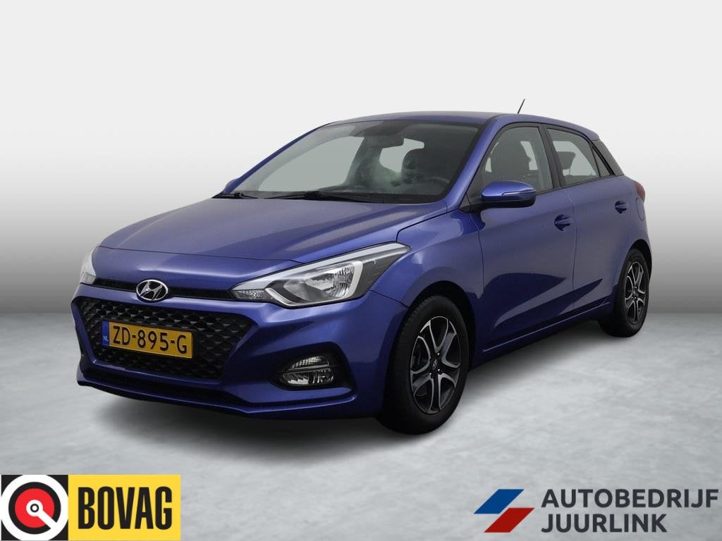 Hyundai i20 1.0 T-GDI Automaat Trekhaak/Nav/Camera/Ecc /4S.B, Euro 6, Blauw, Automatische klimaatregeling, Origineel Nederlands