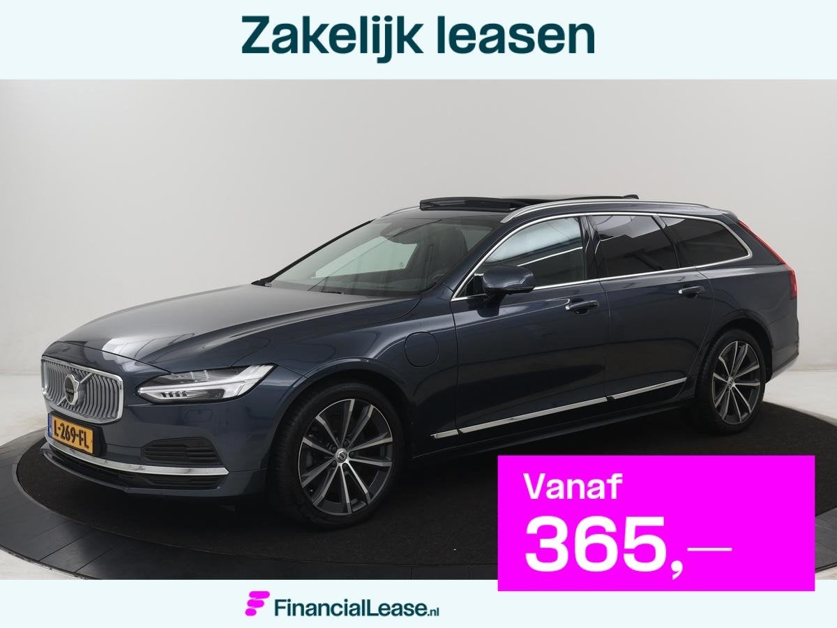 Volvo V90 2.0 T8 AWD Inscription | SOH 79,7% | Trekhaak | LE, Euro 6, 4 cilinders, Blauw, Verwarmde buitenspiegels