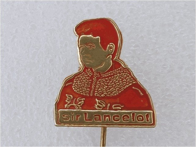 SP2044 Speldje Sir Lancelot rood, Ophalen of Verzenden, Gebruikt, Overige onderwerpen