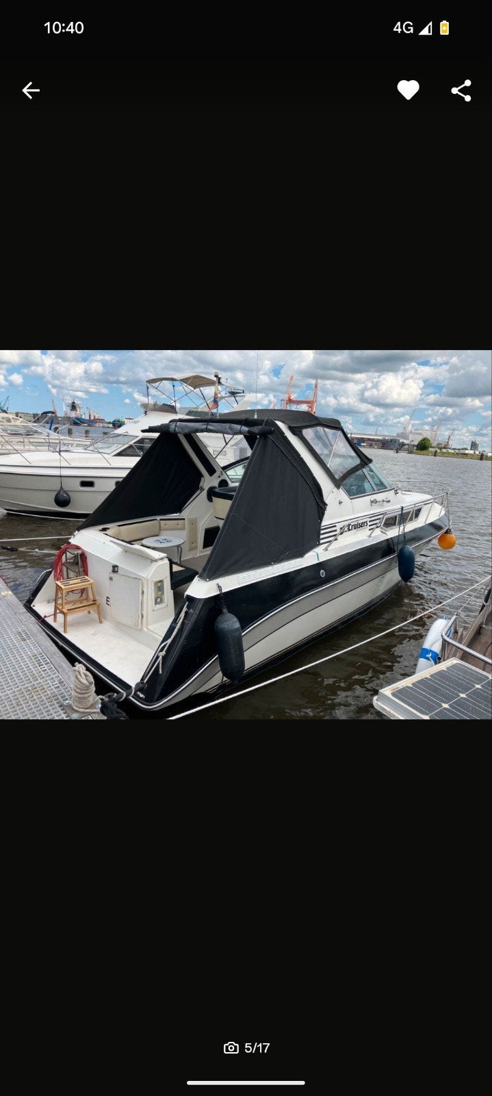 Cruisers Esprit 3170 - 2x Mercedes Marine Diesel (1988), Ophalen, Overige merken, Gebruikt, Binnenboordmotor