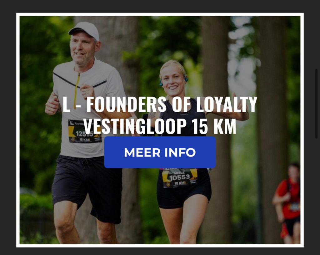 Startbewijs vestingloop 15 km, Eén persoon