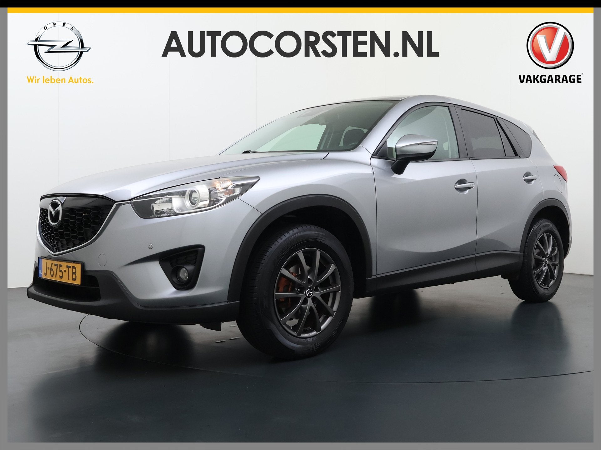Mazda CX-5 2.0I 165PK Navi Stoelverwarming Ecc Bose-Audio, Voorwielaandrijving, Euro 5, Stof, Zwart