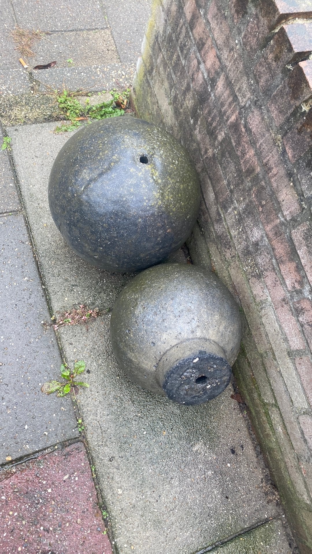 Vijver ornamenten gratis, Ophalen, Gebruikt, Beton, Waterornament