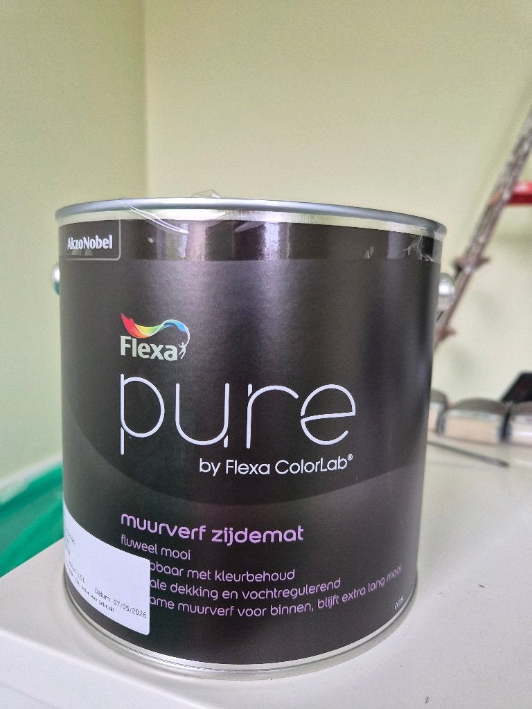 Flexa Pure Muurverf Zijdemat Gentle Honey, Ophalen, Geel, Nieuw, Verf