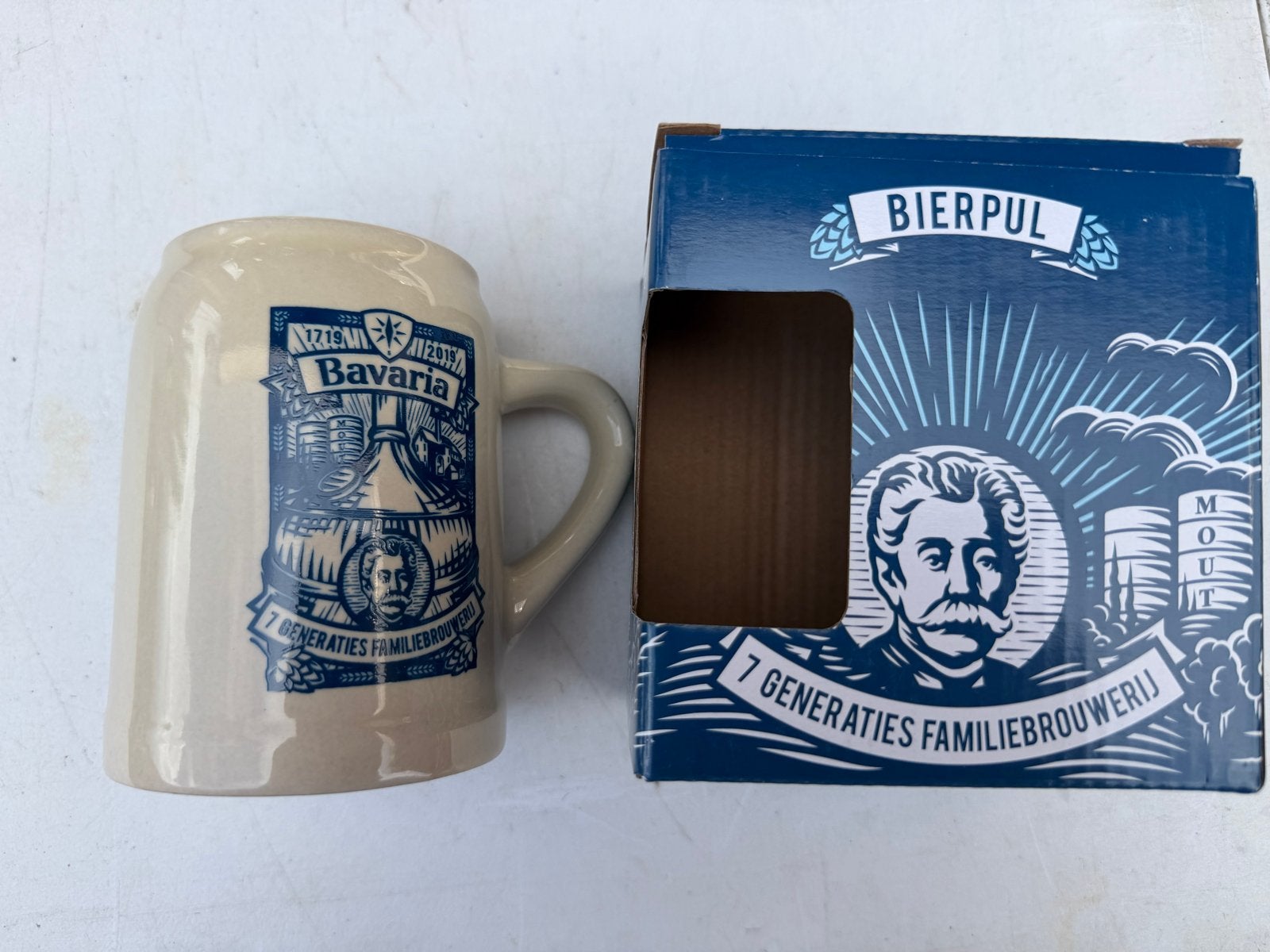 Bavaria bierpul - 7 generaties familiebrouwerij, Beige, Nieuw, Ophalen of Verzenden, Klassiek