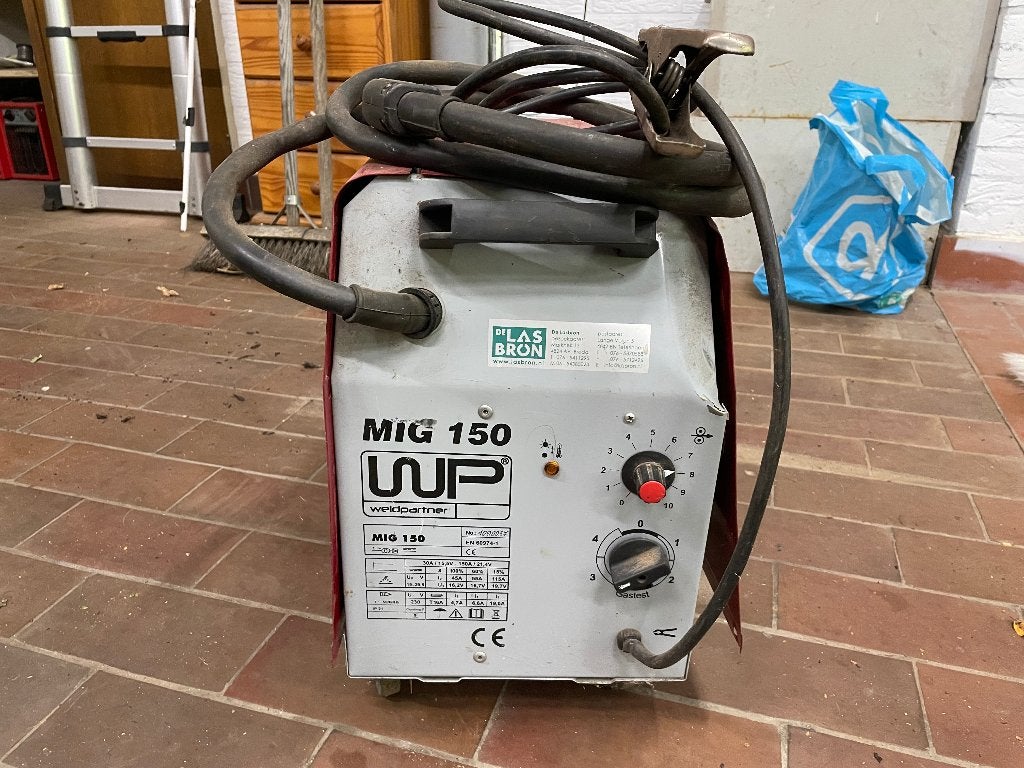 Weldpartner MIG 150 Lasapparaat - Gebruikt, Ophalen, Gebruikt, Minder dan 150 ampère, Co2