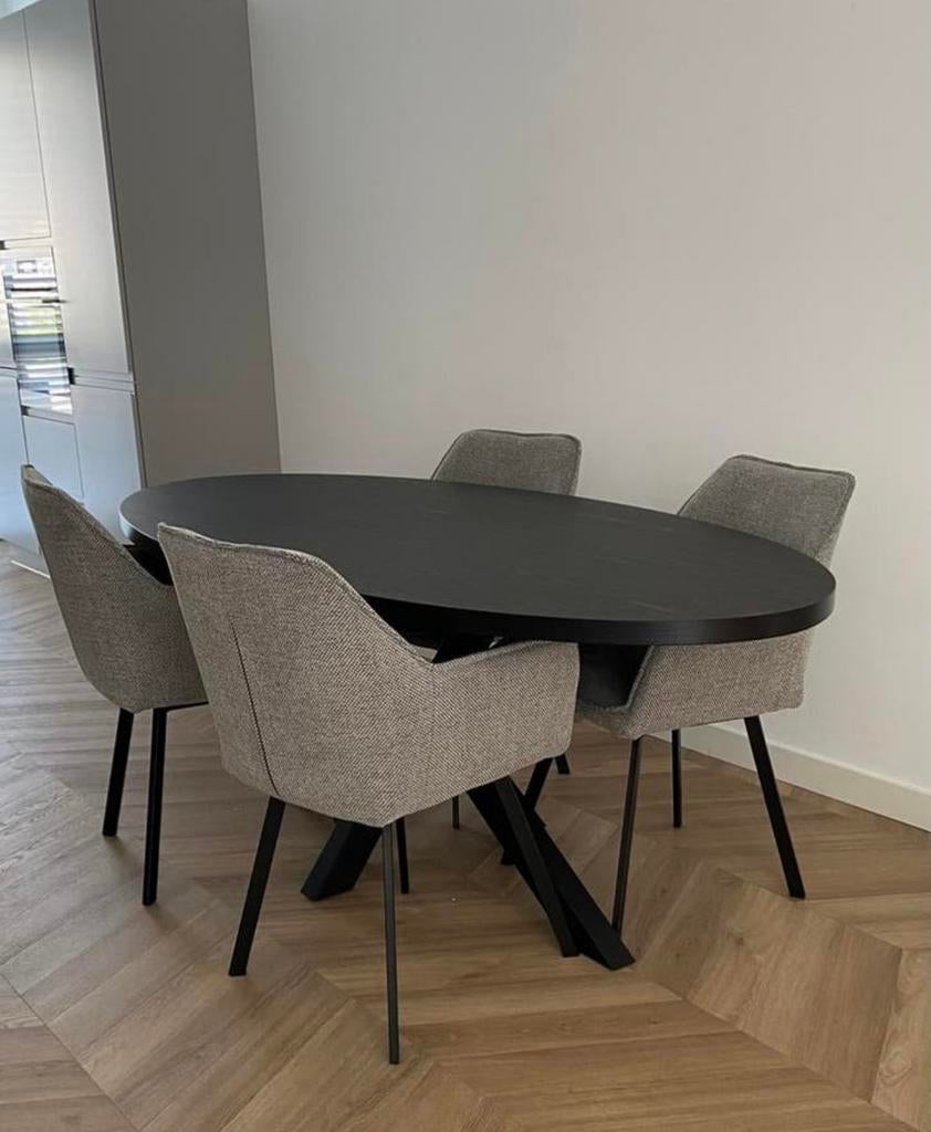 stoelen zitmaxx, Ophalen, Zo goed als nieuw, Grijs, Vier