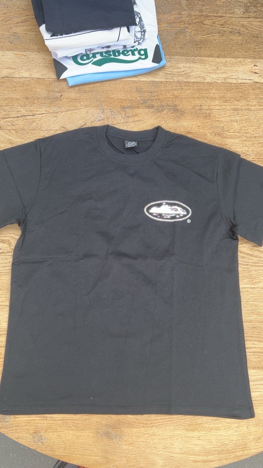 Corteiz T-shirt Zwart Maat M, Ophalen of Verzenden, Zo goed als nieuw, Maat 48/50 (M), Zwart