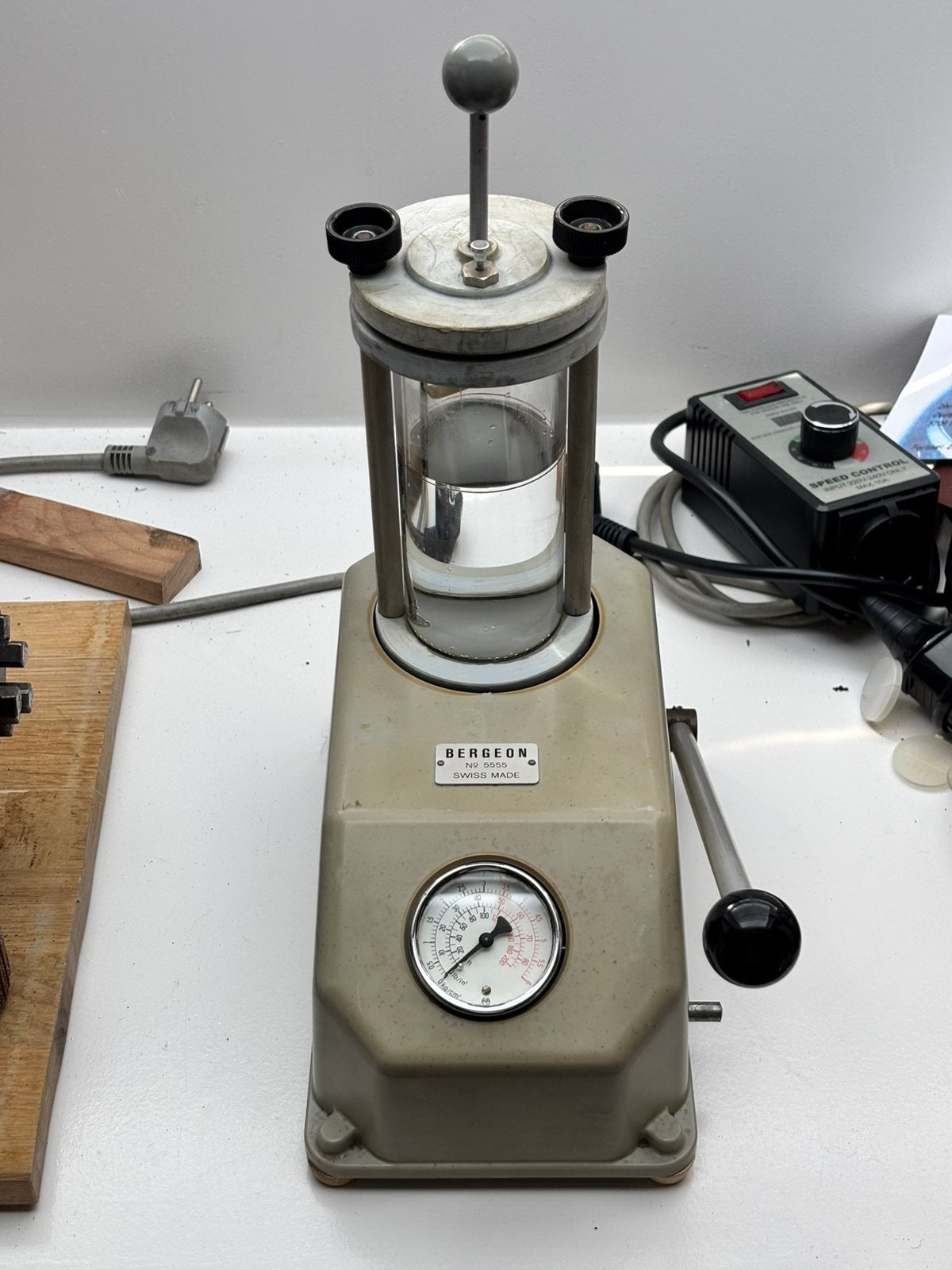 Bergeon 5555 waterdichtheidsmeter 3 bar, Hobby en Vrije tijd, Ophalen, Gebruikt