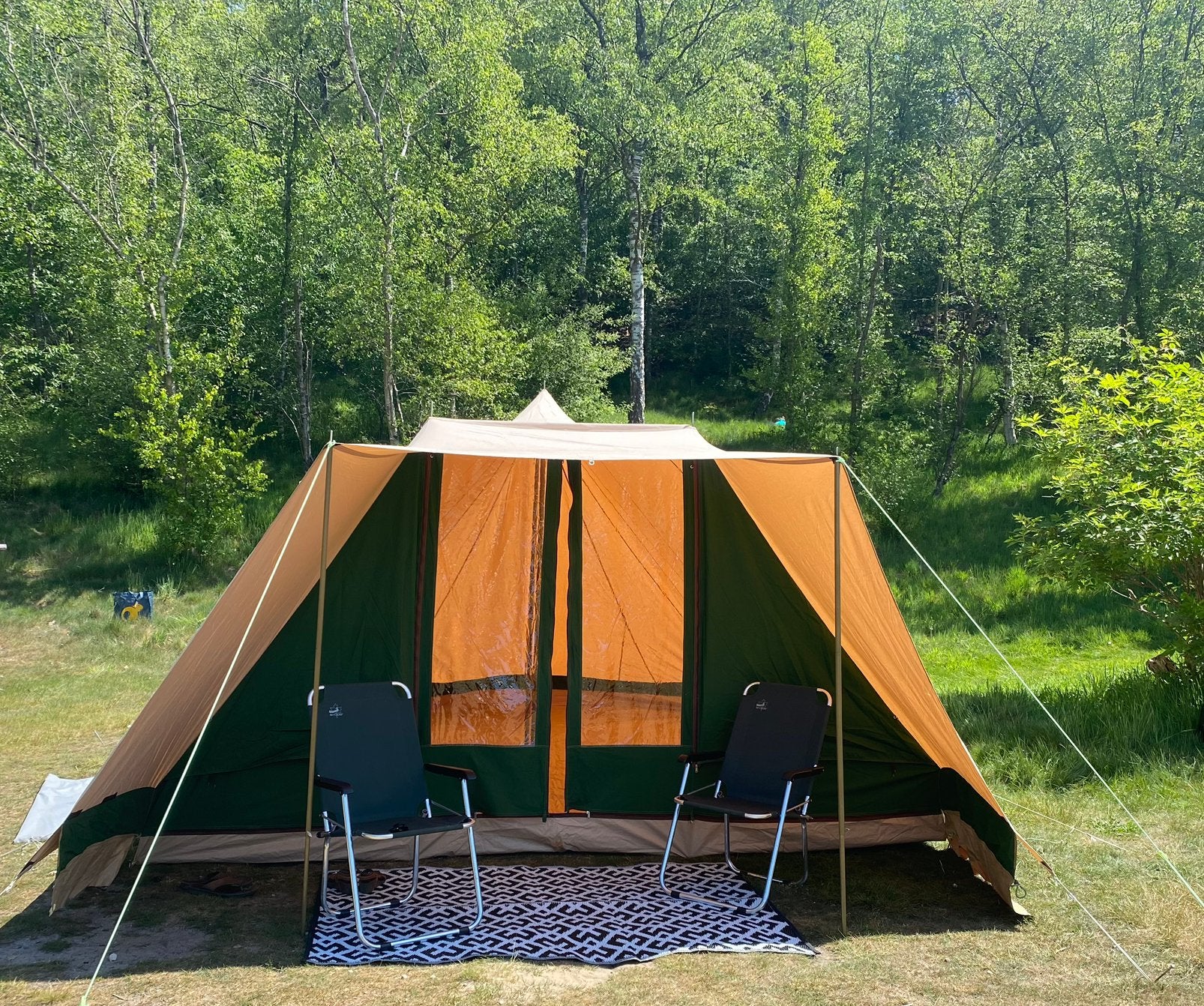 ESVO Stolp 6 deluxe piramide tent ⛺️ - in perfecte staat, Ophalen, Zo goed als nieuw, Tot en met 5