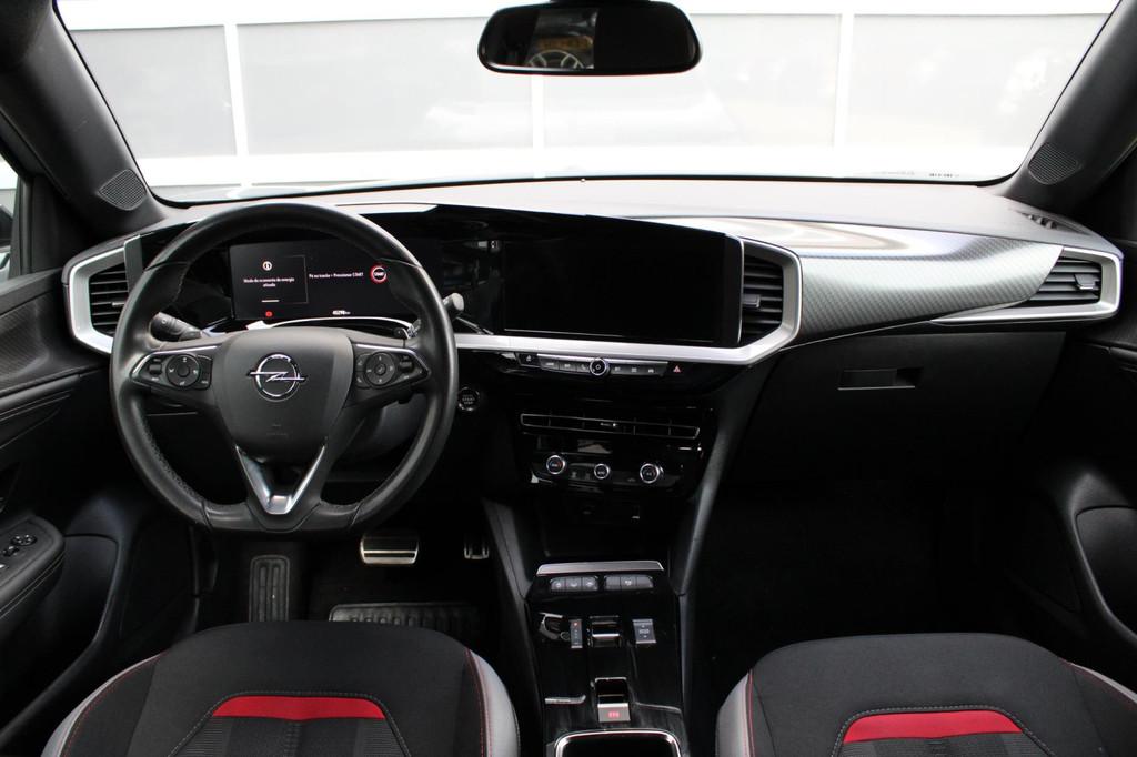 Opel Mokka 1.2 Turbo GS Line/AUTOMAAT, Auto's, USB, Gebruikt, Zwart, Leder en Stof