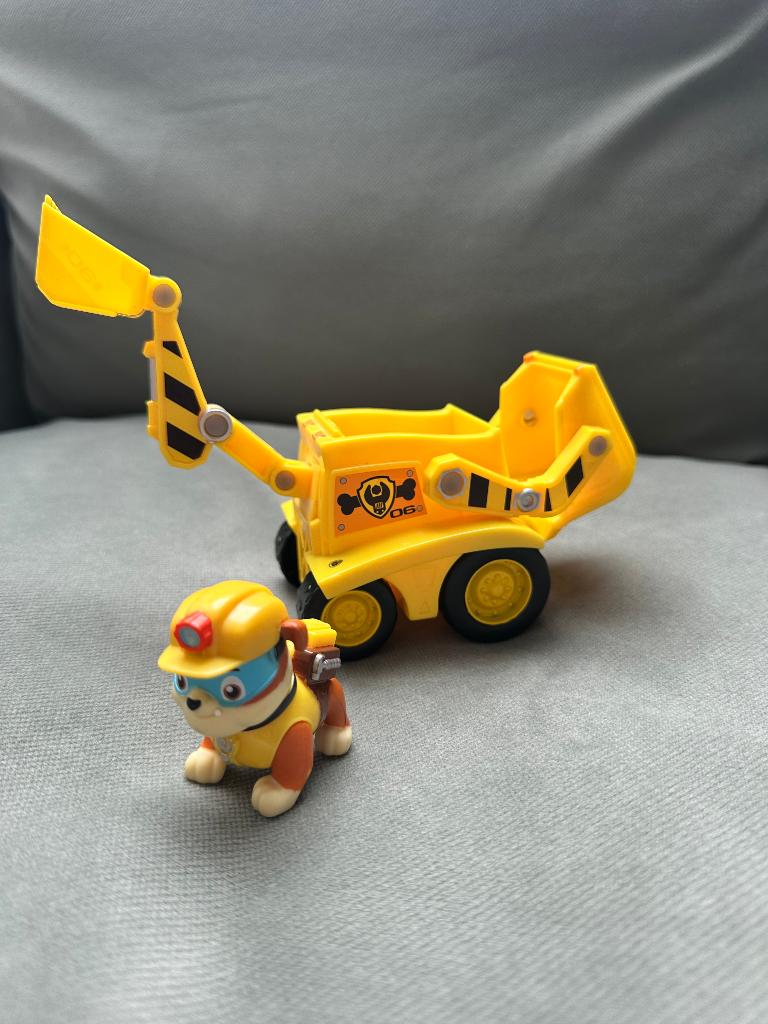 Paw Patrol Rubble graafmachine, Ophalen of Verzenden, Zo goed als nieuw