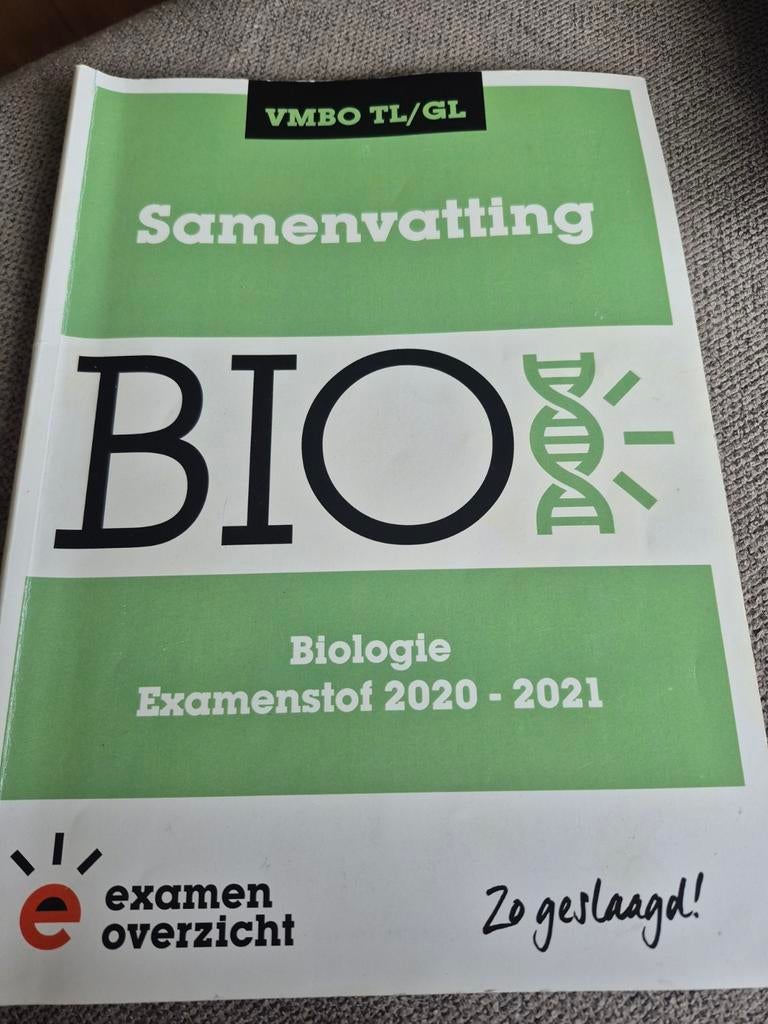 samenvatting vmbo biologie, Ophalen of Verzenden, Zo goed als nieuw, VMBO, Biologie
