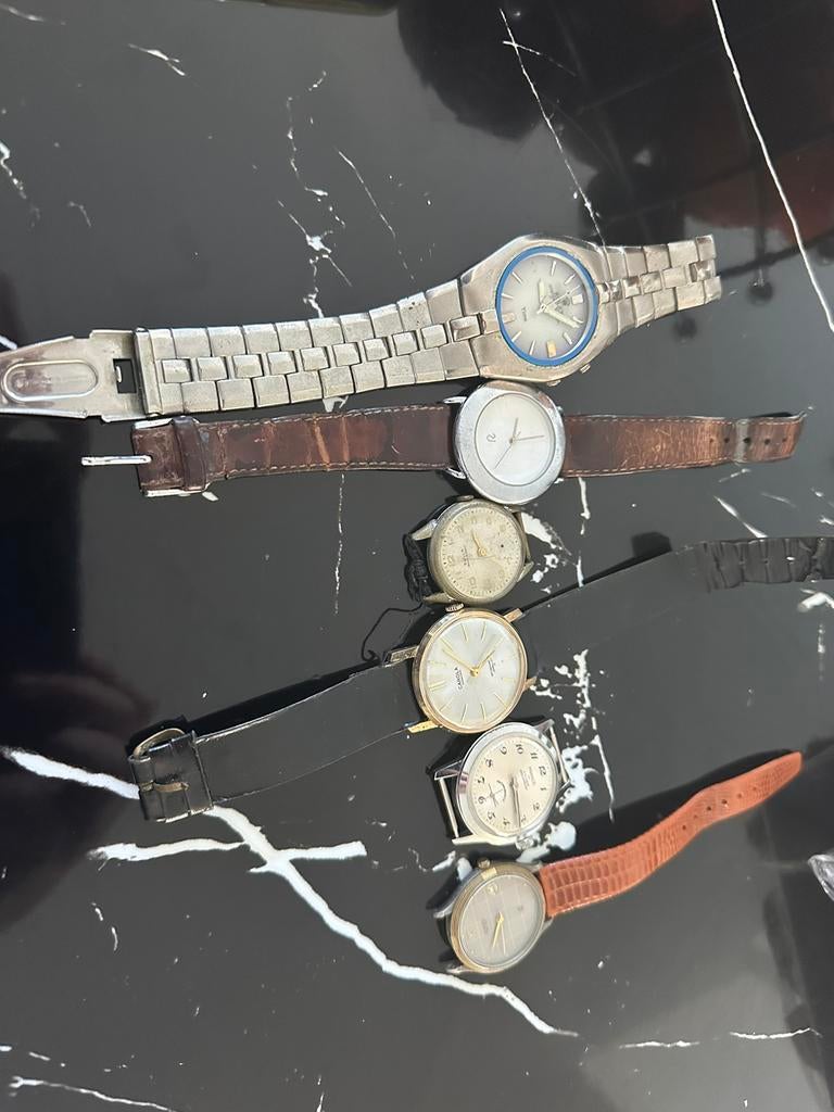 Partij horloges, Sieraden, Tassen en Uiterlijk, Horloges | Antiek, Ophalen of Verzenden, Staal, Overige merken