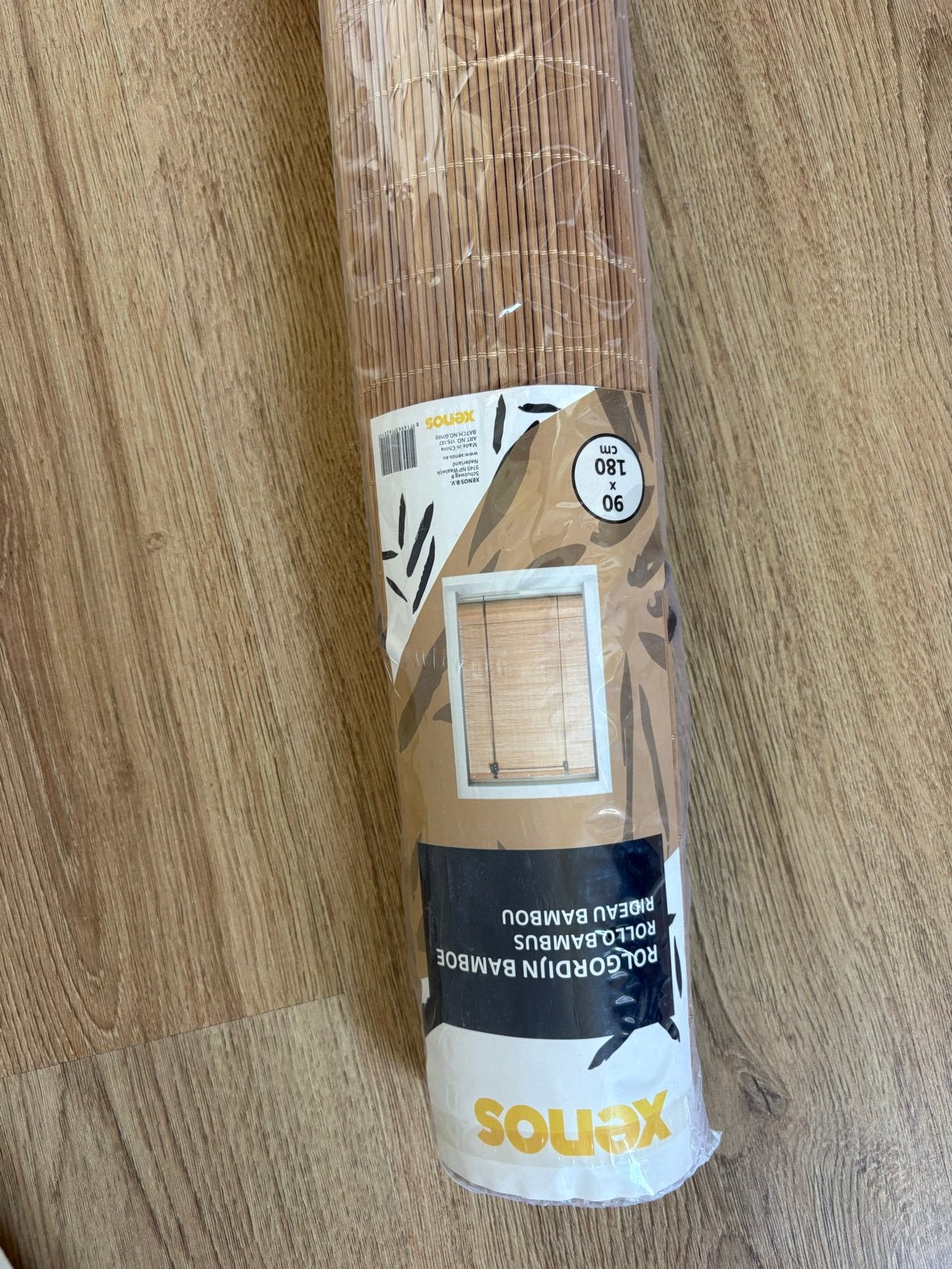 Soulex Bamboe Rolgordijn 90x180 cm, Overige merken, Bruin, Nieuw, Ophalen of Verzenden