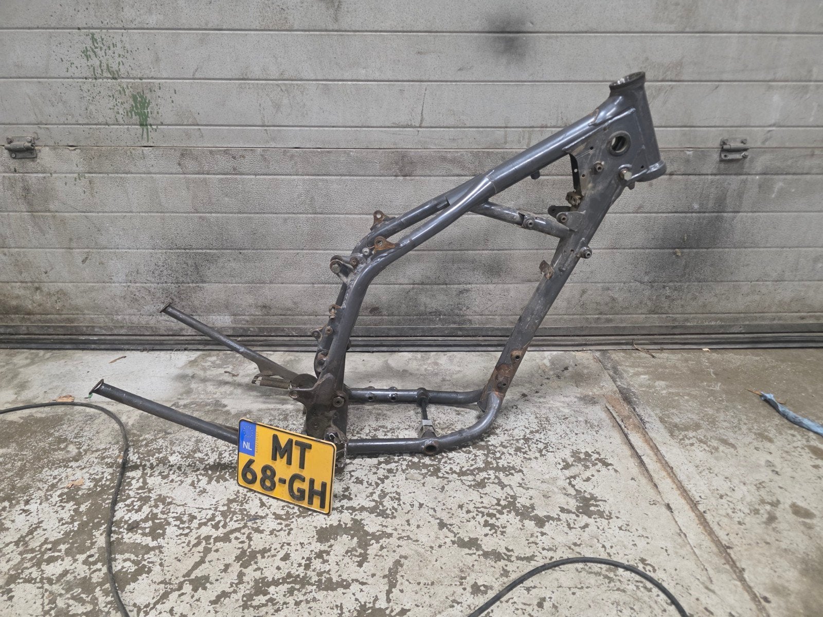 Frame met kenteken ktm 620 lc4, Ophalen, Gebruikt