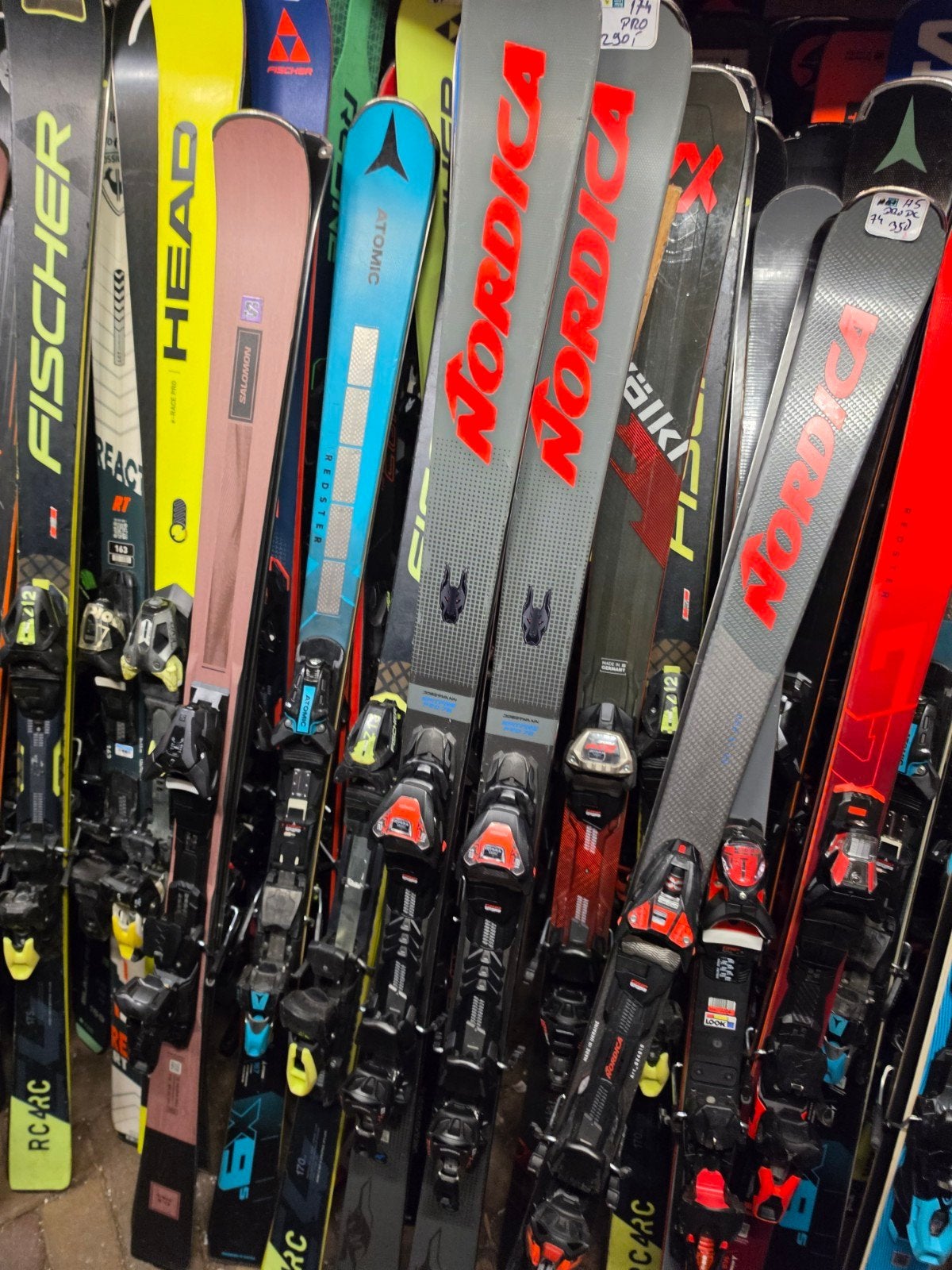 174 NORDICA DOBERMANN SPITFIRE 74 PRO TOP GEVORDERDEN SKI, 160 tot 180 cm, Ophalen of Verzenden, Zo goed als nieuw, Carve