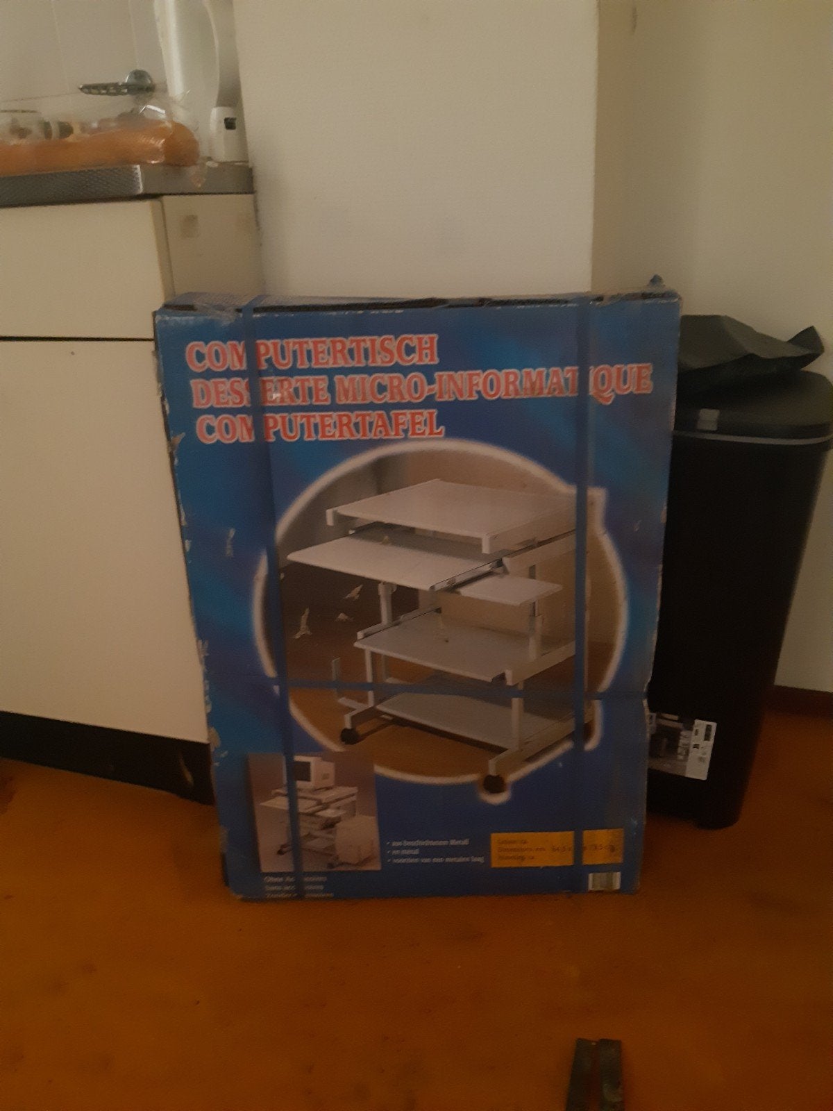 Nieuwe Computertafel / Computerbureau in doos, Modern, functioneel, 70 tot 120 cm, Nieuw, Ophalen of Verzenden