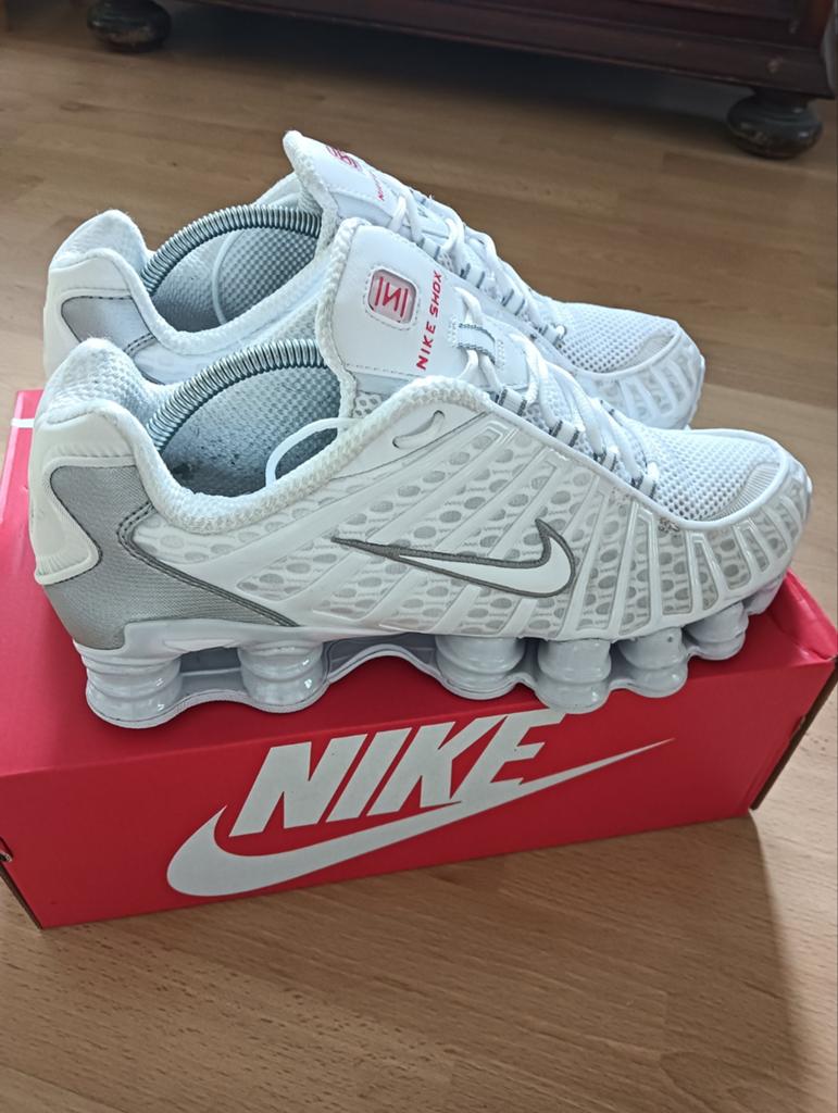 Nike shox tl white, Ophalen of Verzenden, Wit