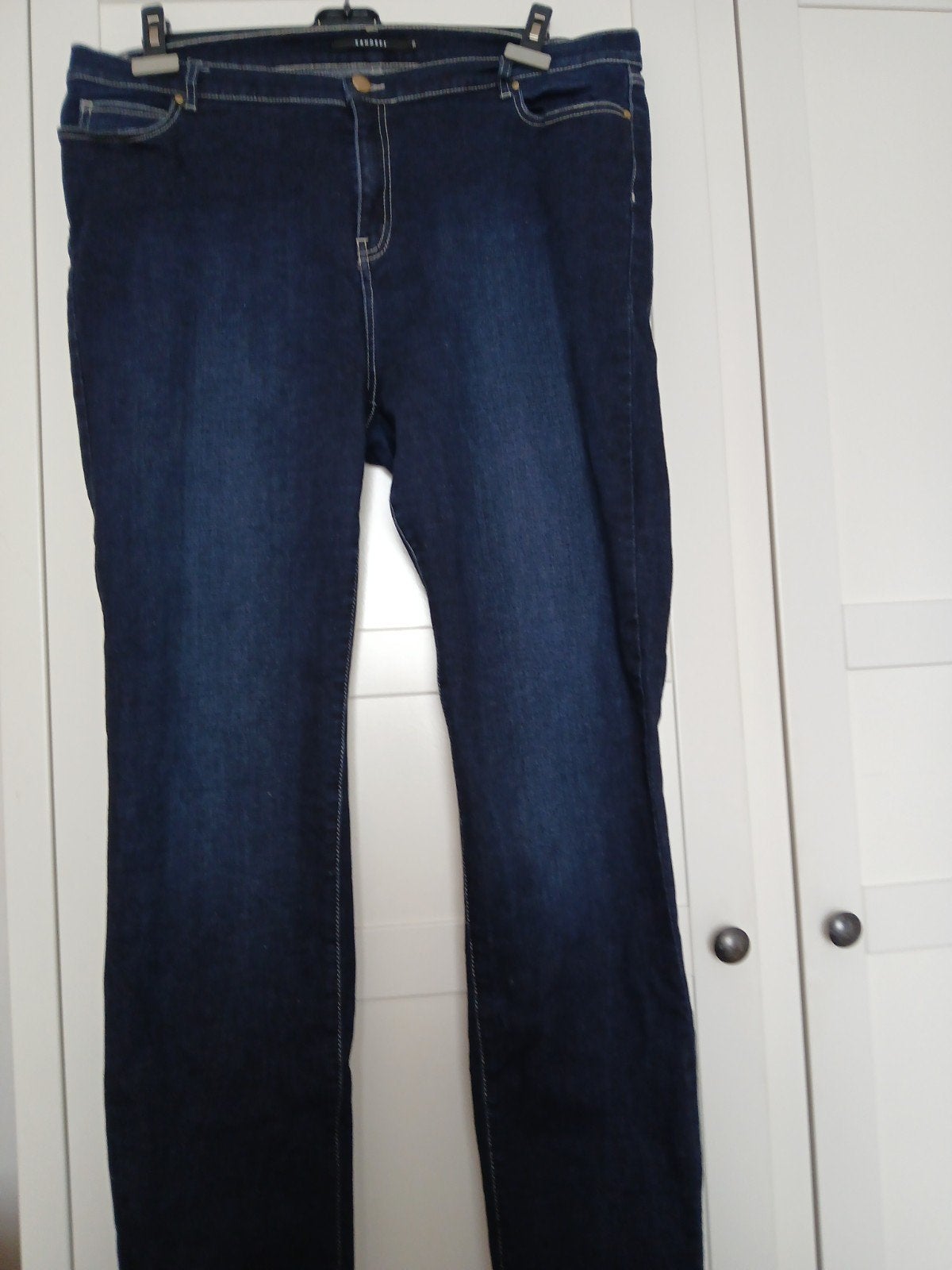 Xandres Jeans - Maat 46 - Donkerblauw, Verzenden, Zo goed als nieuw, Blauw, Overige jeansmaten